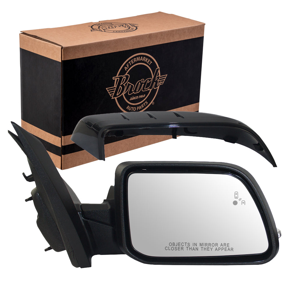 Power Mirror for 2011-2014 Edge Blind Spot Detection Turn Signal Indicator Puddle Lamp Memory Heated CT4Z17682EAPTM Right FO1321503