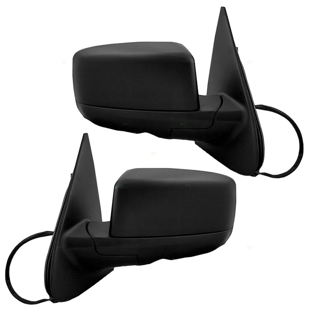 Driver and Passenger Power Side View Mirrors with Puddle Lamp Replacement for 2005-2006 Expedition 5L1Z17683FAA 5L1Z17682FAA