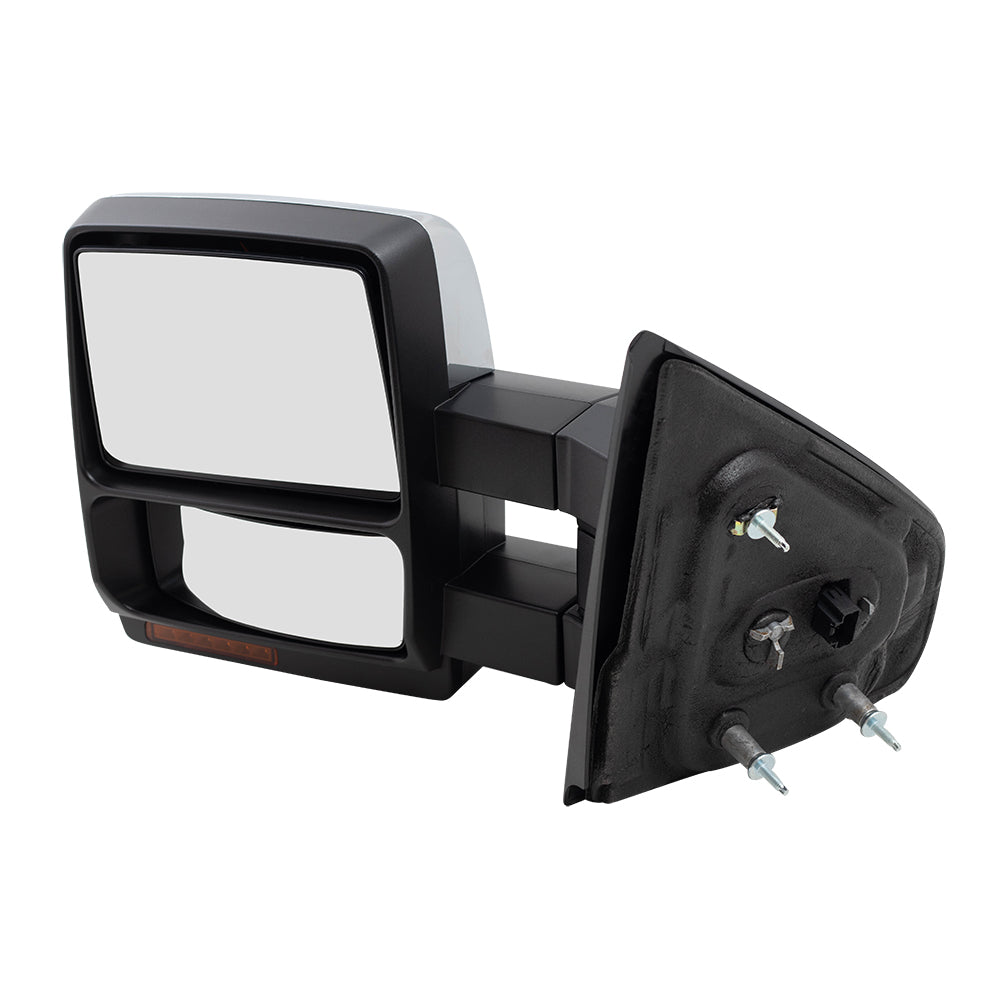 Power Mirror for 2008-2014 F-150 Extendable Turn Signal Indicator Puddle Lamp Memory Heated 9L3Z17683EC Left FO1320388