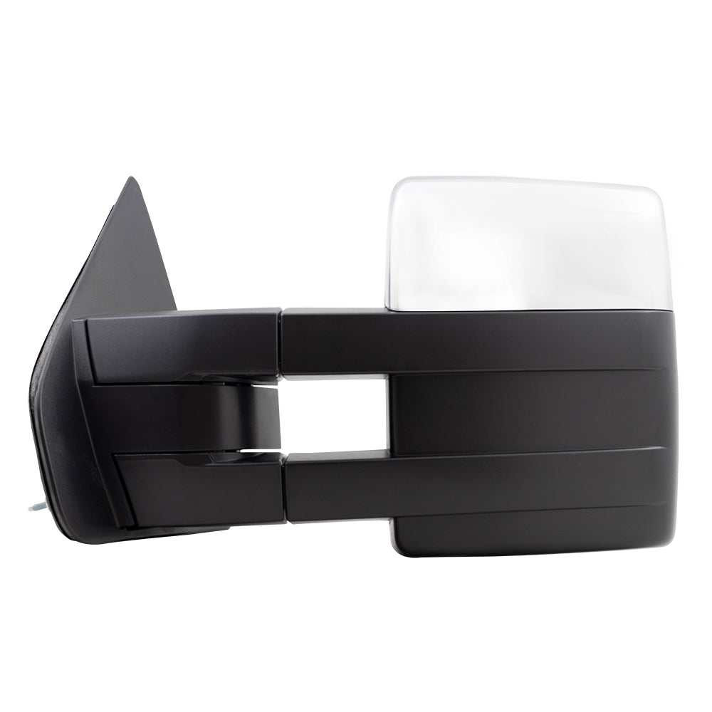 Power Mirror for 2008-2014 F-150 Extendable Turn Signal Indicator Puddle Lamp Memory Heated 9L3Z17683EC Left FO1320388