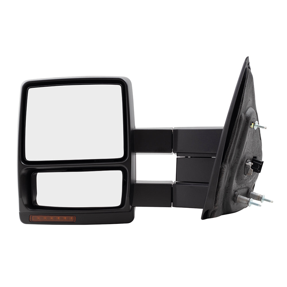 Power Mirror for 2008-2014 F-150 Extendable Turn Signal Indicator Puddle Lamp Memory Heated 9L3Z17683EC Left FO1320388