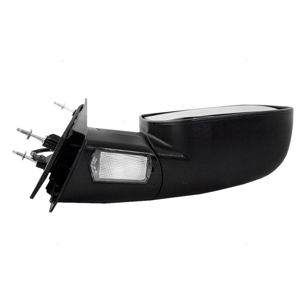Power Mirror for 2002 E-150 Econoline Dual Glass-4 Mounting Points Puddle Lamp for 2003-2007 E-150 for 2002 E-250 Econoline for 2003-2007 E-250 for 2003-2005 E-350 Club Wagon 2C2Z17682BAB Right