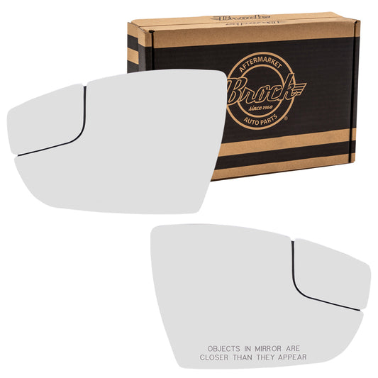 Mirror Glass with Base for 2012-2018 Focus CM5Z17K707F Set FO1324162