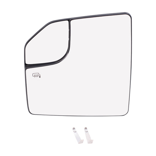 Mirror Glass with Base for 2015-2020 F-150 Heated FL3Z17K707AF Left FO1324140