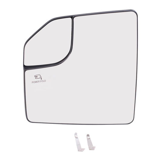 Mirror Glass with Base for 2015-2020 F-150 Blind Spot Detection Memory Heated FL3Z17K707AG Left FO1324176