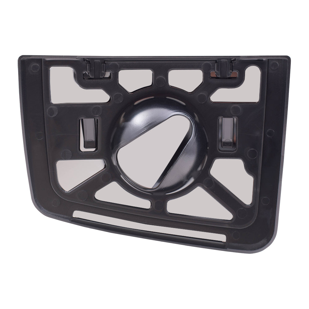 Brock Aftermarket Replacement Lower Driver Left Passenger Right Tow Mirror Glass and Base Set without Heat Compatible with 2016-2019 Ford F-650 SD