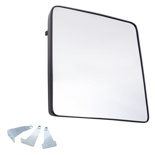 Mirror Glass with Base for 2008-2016 F-250 Super Duty for 2008-2016 F-350 Super Duty 7C3Z17K707G Left FO1324152