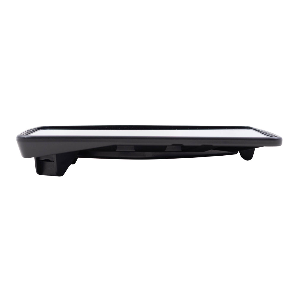 Brock Replacement Passenger Upper Tow Mirror Glass with Base Compatible with 08-16 Super Duty Pickup Truck