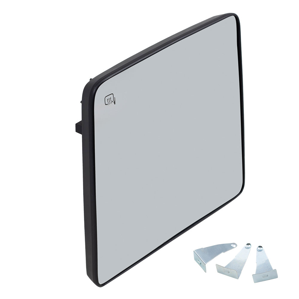 Mirror Glass with Base for 2013-2014 F-150 Upper Heated for 2008-2016 F-250 Super Duty for 2008-2016 F-350 Super Duty 7C3Z17K707H Left FO1324150