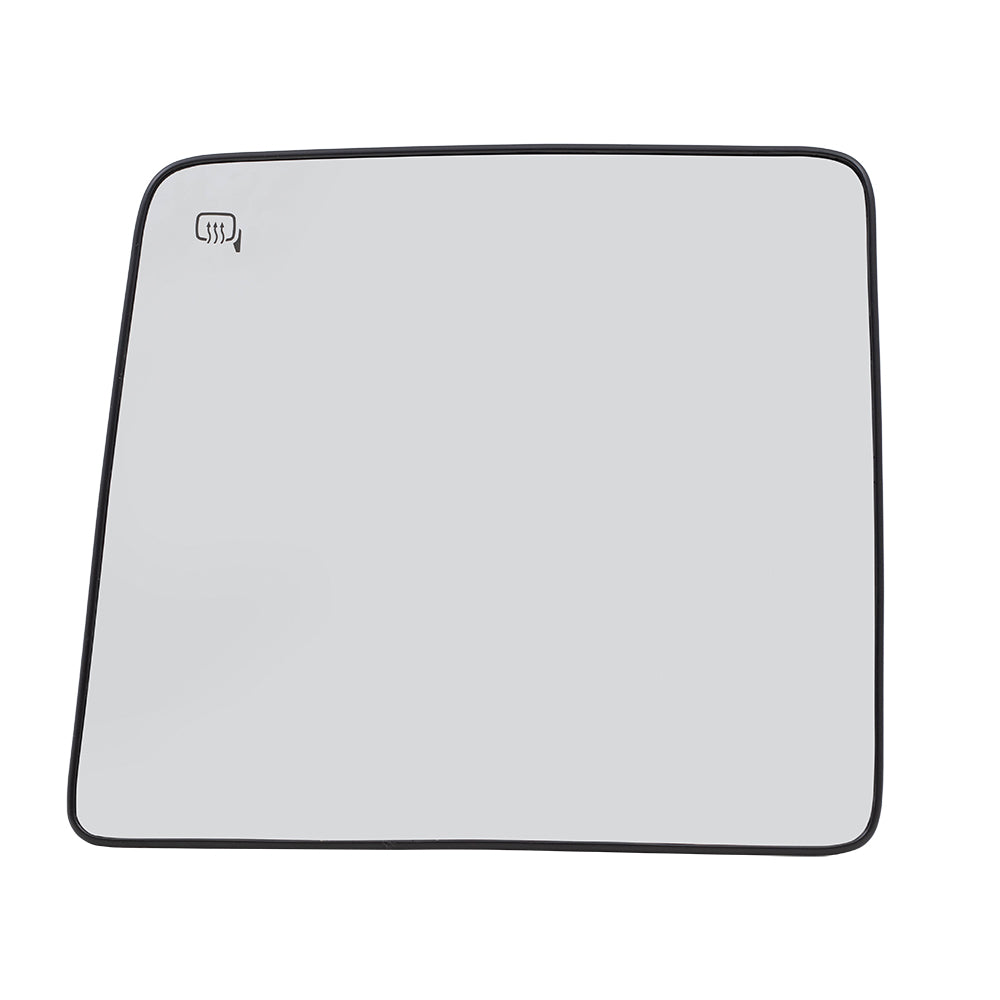Mirror Glass with Base for 2013-2014 F-150 Upper Heated for 2008-2016 F-250 Super Duty for 2008-2016 F-350 Super Duty 7C3Z17K707H Left FO1324150