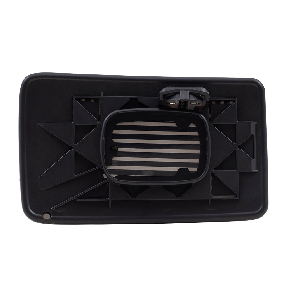 Mirror Glass with Base for 2013-2014 F-150 Lower Heated for 2009-2012 F-250 Super Duty for 2009-2012 F-350 Super Duty for 2017-2021 F650 for 2017-2021 F750 9C3Z17K707B Left FO1324151