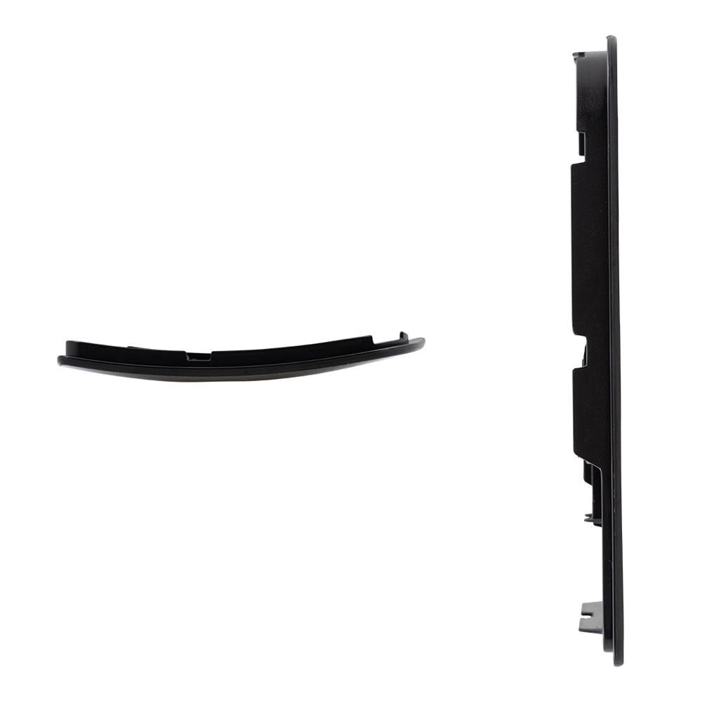 Brock Replacement Driver Side Upper and Lower Tow Mirrors Glass & Base Set Compatible with 2015-2020 Transit