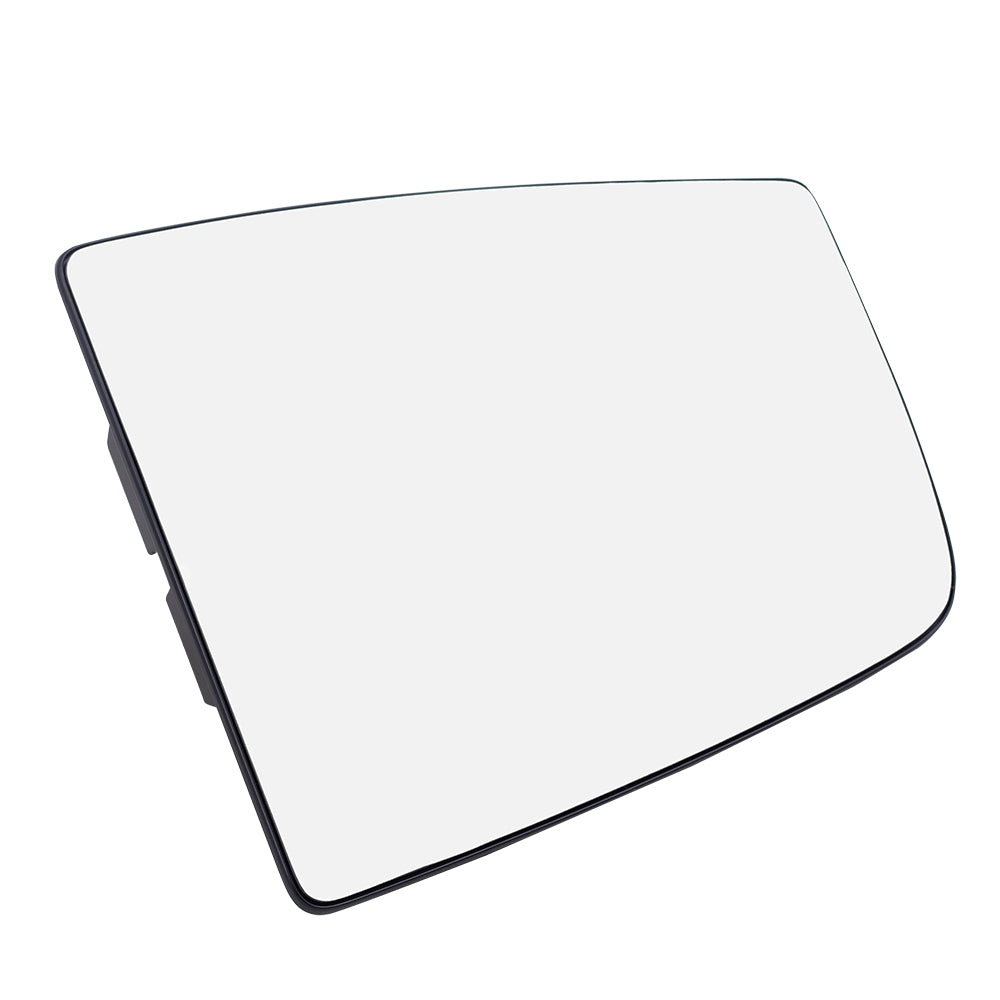 Brock Replacement Driver and Passenger Side Upper Tow Mirrors Glass & Base without Heat Compatible with 2015-2020 Transit