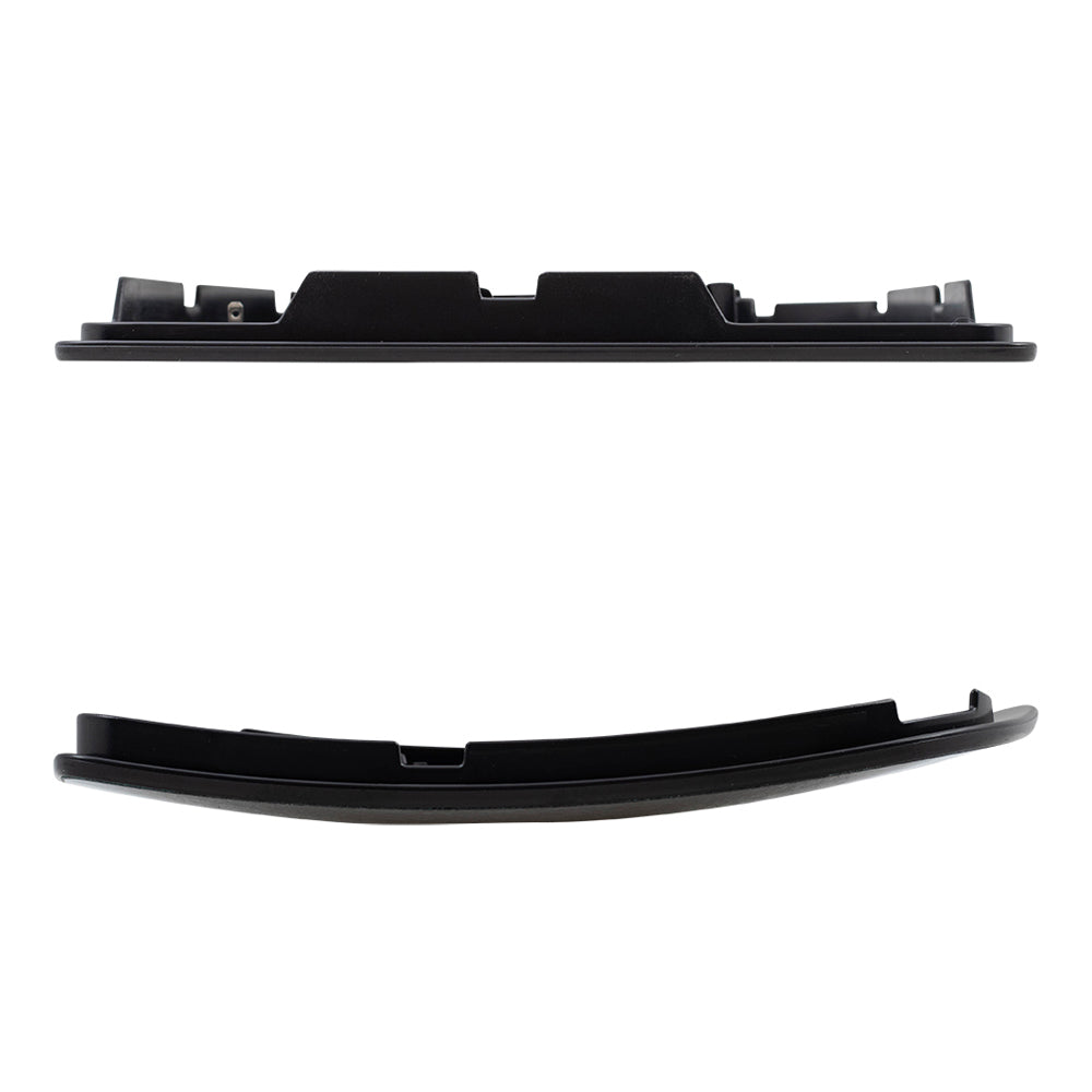 Brock Replacement Driver Side Upper and Lower Tow Mirrors Glass & Base Set Compatible with 2015-2020 Transit