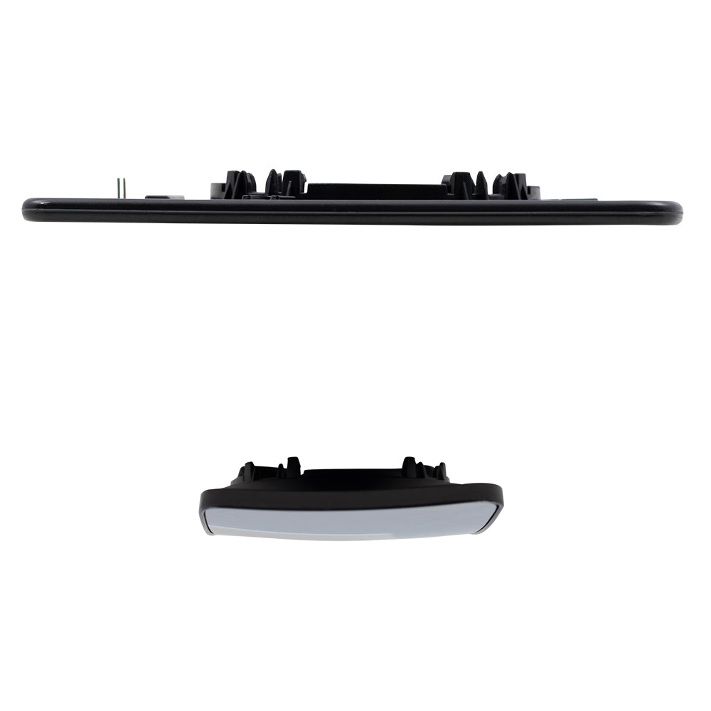 Brock Replacement Passengers Upper and Lower Tow Mirror Glass and Bases with Heat Compatible with 07-12 F150 F-150 7L3Z17K707C 7L3Z17K707E