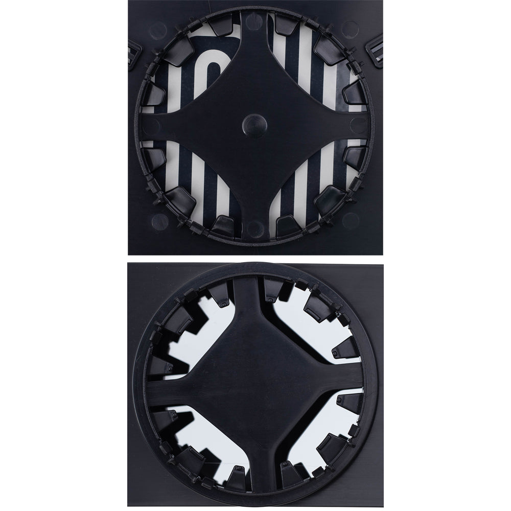 Brock Replacement Passengers Upper and Lower Tow Mirror Glass and Bases with Heat Compatible with 07-12 F150 F-150 7L3Z17K707C 7L3Z17K707E