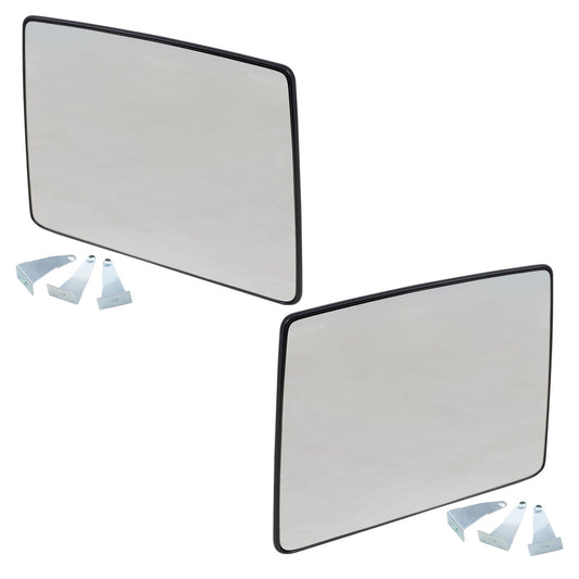 Mirror Glass with Base for 2004-2011 F-150 Upper 7L3Z17K707G Set FO1324117
