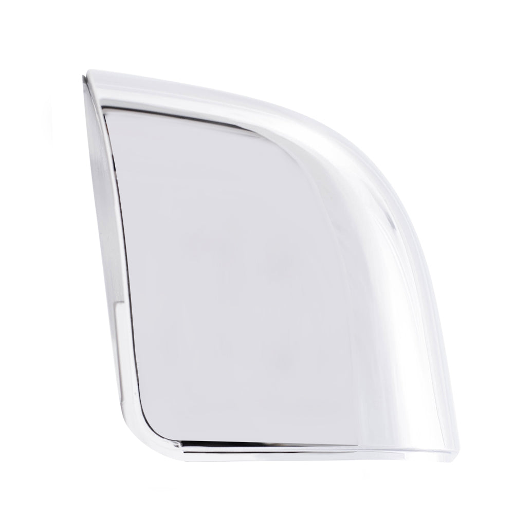 Replacement Drivers and Passengers Tow Mirror Covers Chrome Compatible with 07-14 F150 8L3Z 17D743 AA 8L3Z 17D742 AA