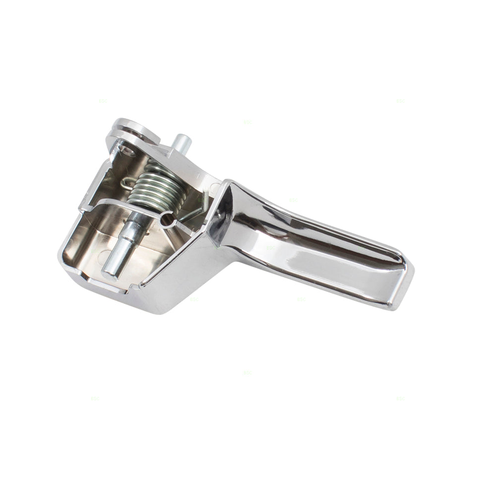 Brock Replacement Pair Set Inside Interior Chrome Door Handles Compatible with 07-14 Edge 7T4Z7822601BA 7T4Z7822600BA