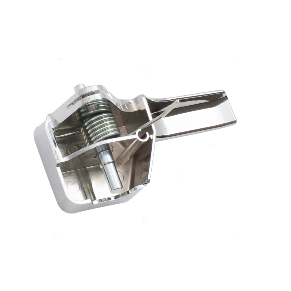 Brock Replacement Drivers Inside Interior Chrome Door Handle Compatible with 07-14 Edge 7T4Z7822601BA