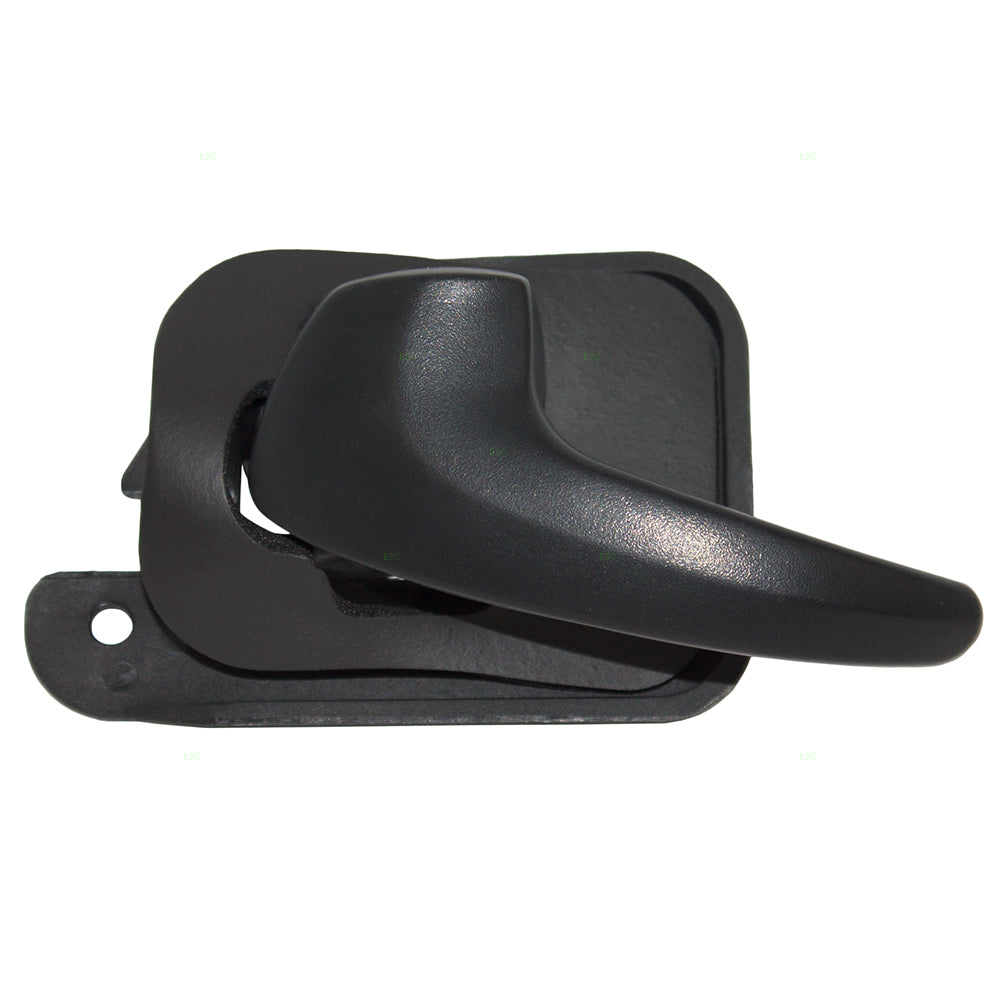 Brock Replacement Drivers Front Inside Interior Black Door Handle Compatible with 1999-2004 Mustang GT Equipado Mach I Base SVT
