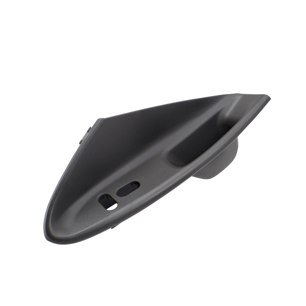 Brock Replacement Passengers Inside Interior Door Pull Handle Switch Panel Housing Medium Graphite Compatible with Mustang Coupe 1R3Z14528AAC