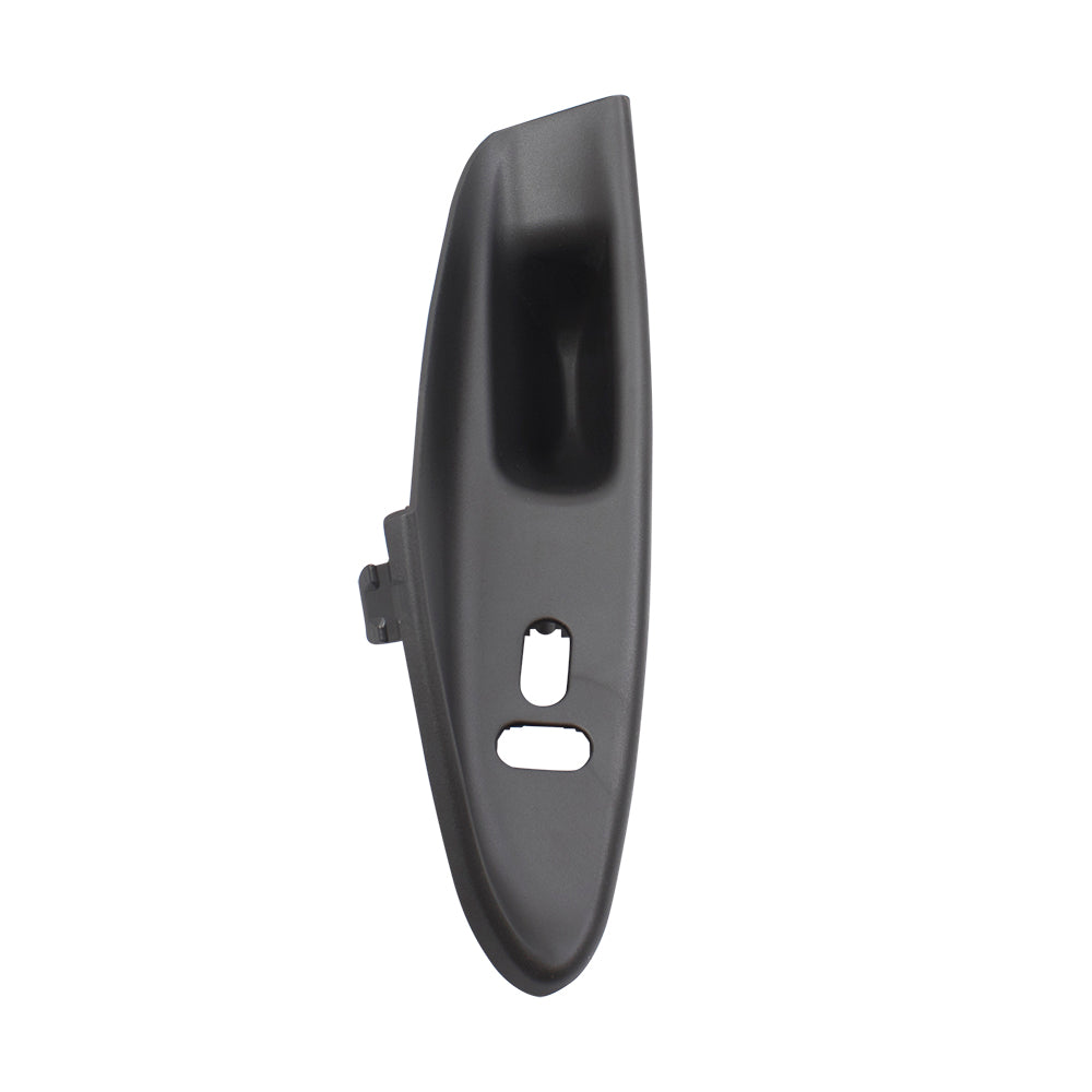 Brock Replacement Passengers Inside Interior Door Pull Handle Switch Panel Housing Medium Graphite Compatible with Mustang Coupe 1R3Z14528AAC