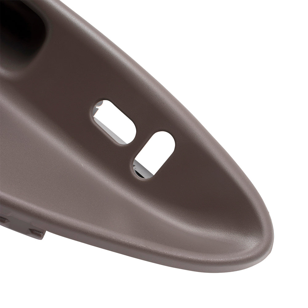 Brock Replacement Passengers Inside Interior Door Pull Handle Switch Panel Housing Tan Compatible with Mustang Coupe 1R3Z14528AAA