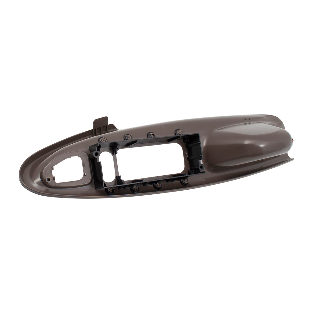 Brock Replacement Drivers Inside Interior Door Pull Handle Switch Housing Tan Compatible with 1999-2004 Mustang Convertible 1R3Z 14528 AAA
