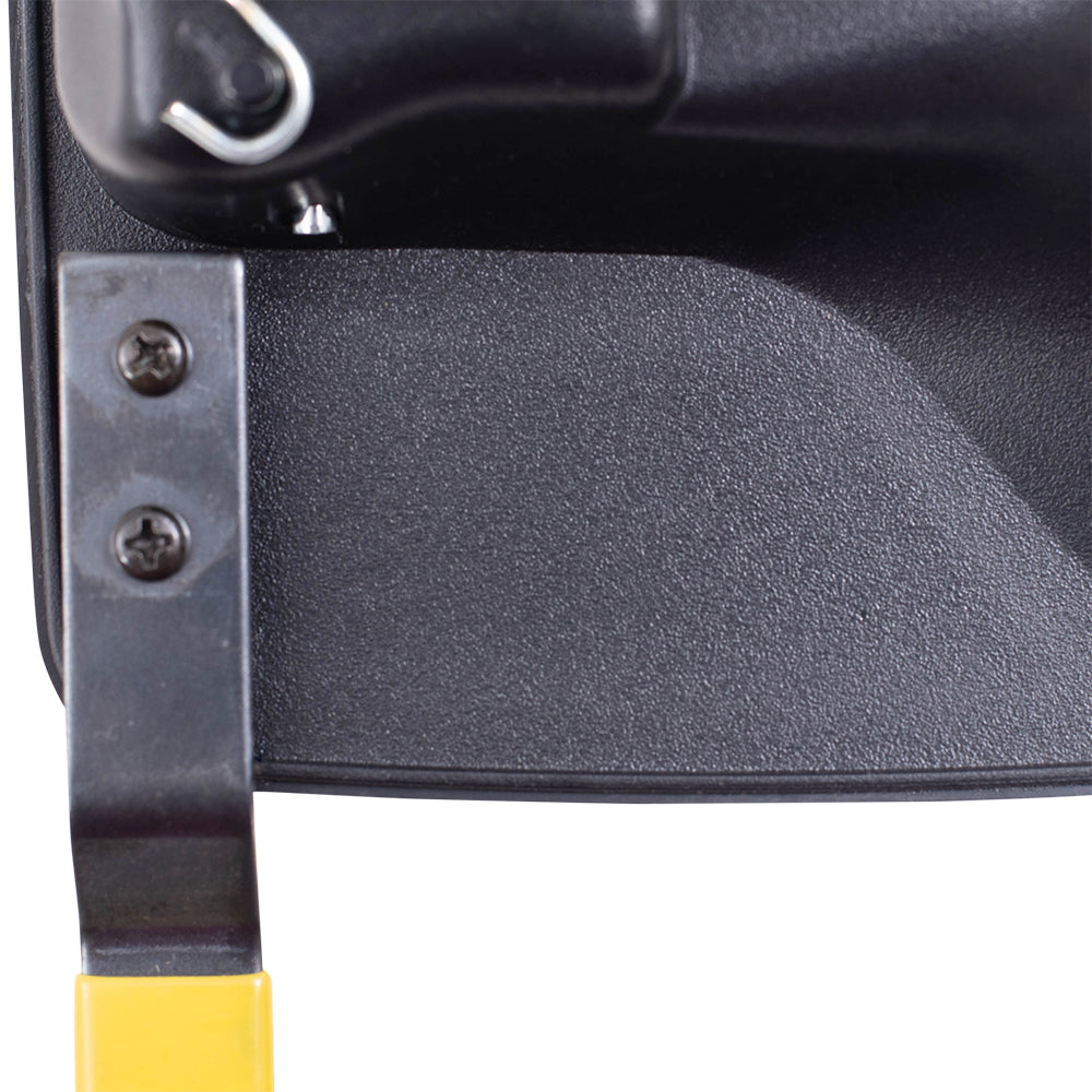 Brock Replacement Drivers Rear Outside Exterior Door Handle Compatible with 1999-2016 F250 F350 F450 Super Duty Crew Cab Pickup Truck