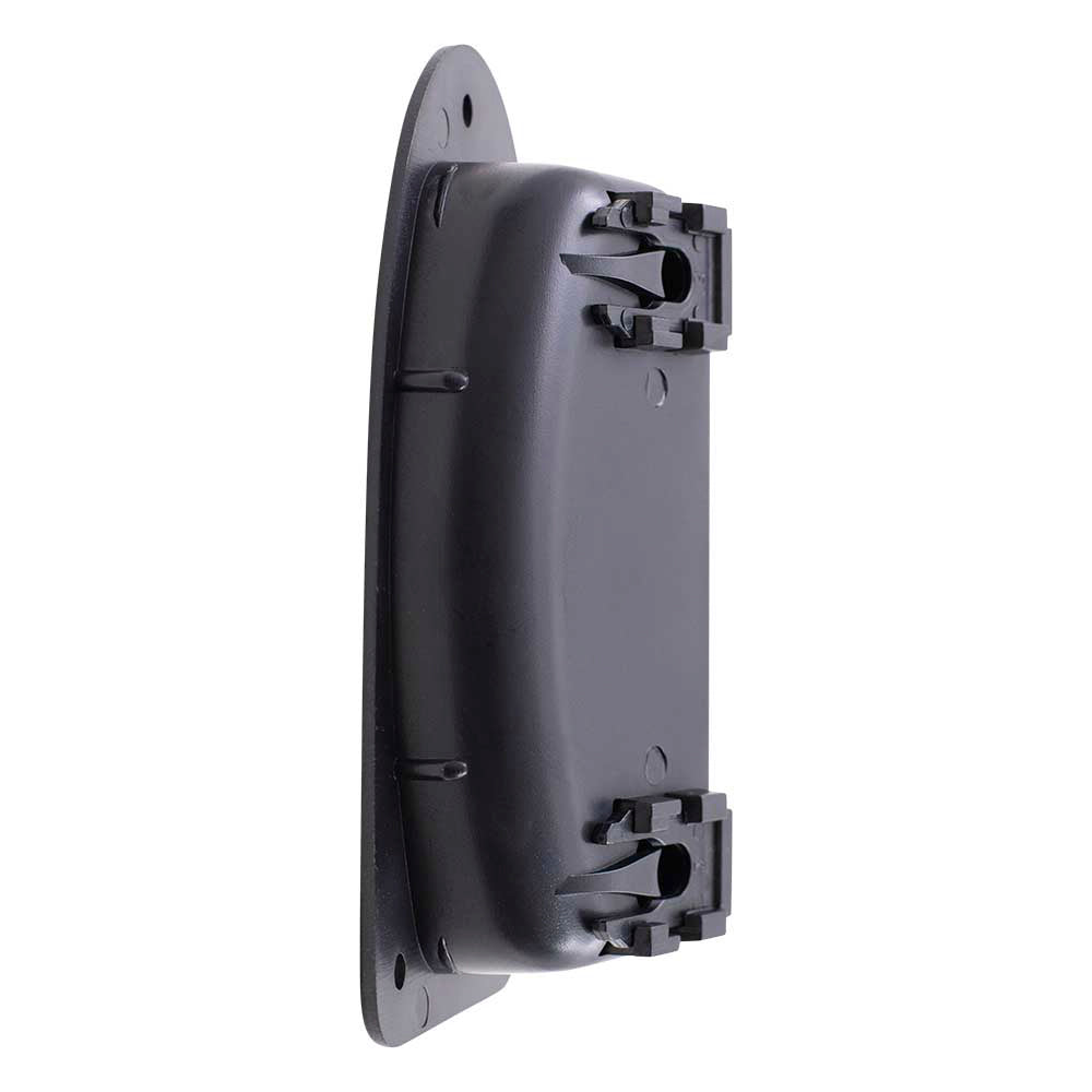 Brock Replacement Pair Set Rear Outside Exterior 3rd Third Textured Door Handles Compatible with 98-11 Ranger Extended Cab Pickup FO1552100 FO1553100