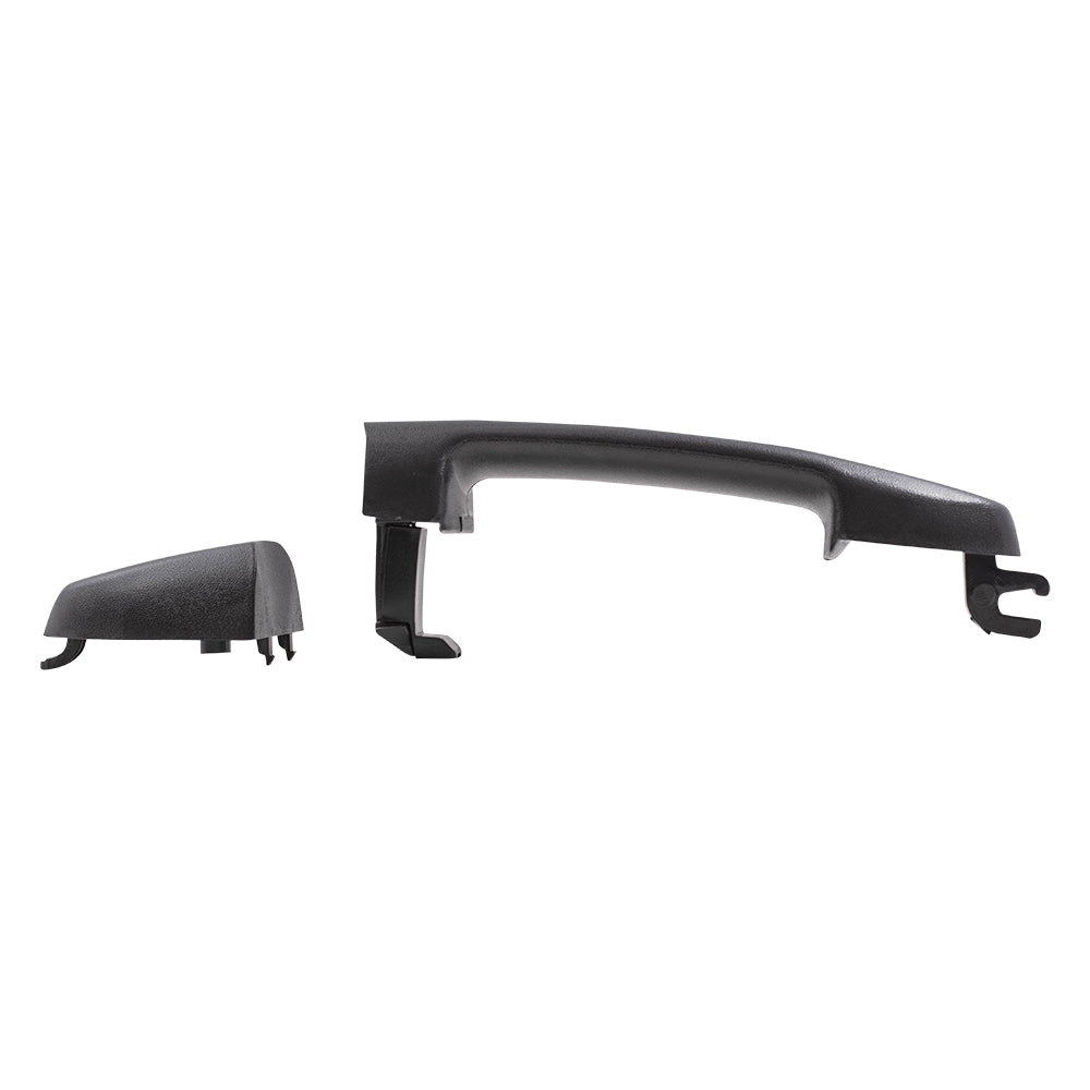 Brock Replacement Passengers Outside Front Door Handle & Cap Textured Compatible with 01-12 Escape Mariner Tribute & Hybrid 8L8Z7822404AB