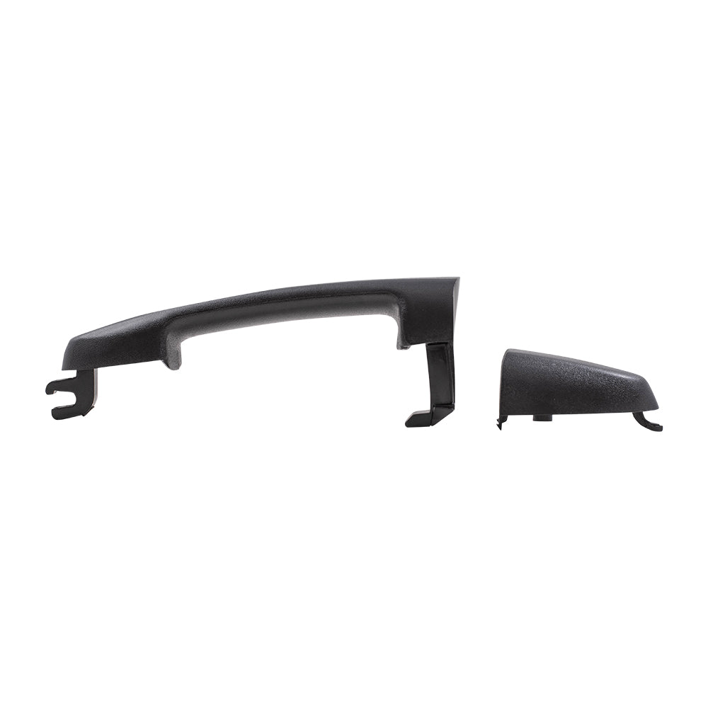 Brock Replacement Passengers Outside Front Door Handle & Cap Textured Compatible with 01-12 Escape Mariner Tribute & Hybrid 8L8Z7822404AB