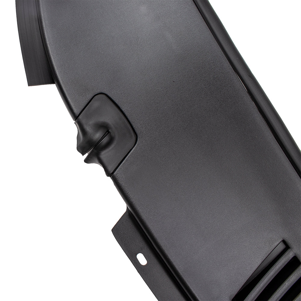 Brock Replacement Improved 2-Piece Windshield Wiper Cowl Grille Vent Cover Panel Hood Assembly Replacement for 99-04 Mustang 3R3Z6302228AAA