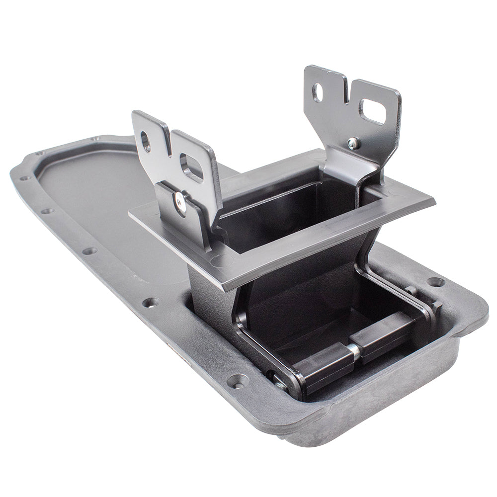 Brock Replacement Black Full Center Console Armrest Repair Kit Base & Hinges Compatible with 04-11 Ranger Pickup Truck 3L5Z 10047A20 AAB