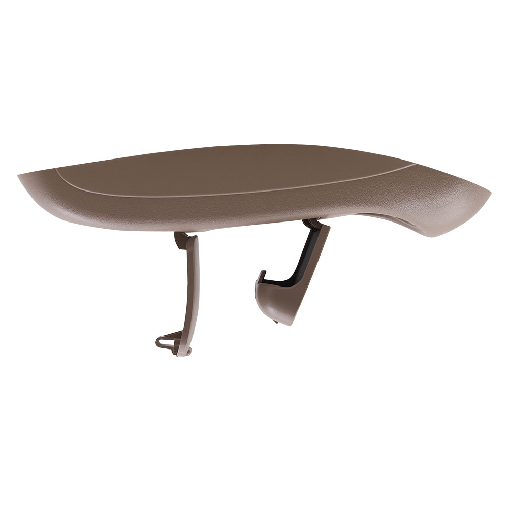 Brock Replacement Overhead Roof Ceiling Console Parchment Tan Compatible with 2002-2004 F250 F350 F450 Super Duty Pickup Truck 2C3Z-25519Z70-AAB