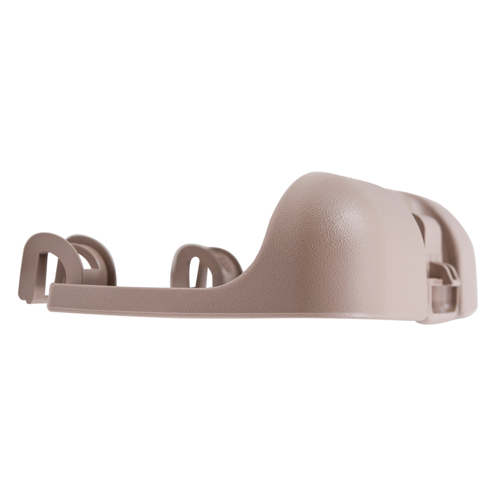 Brock Replacement Overhead Console Sunglasses Holder Box Tan Storage Bin Compatible with 2002-2007 F250 F350 F450 Super Duty Pickup Truck w/out Sunroof 2C3Z 7811586 BAA