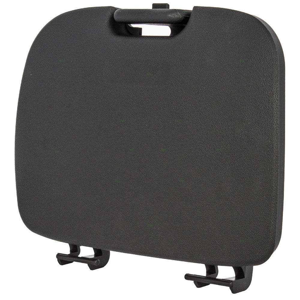 Brock Replacement Overhead Console Garage Door Opener Lid Black Cover Storage Bin Compatible with 02-10 Explorer & Sport Trac Super Duty Pickup w/out Sunroof 1L2Z7811586BAC