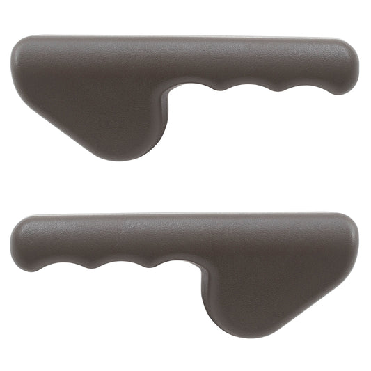 Brock Replacement Pair Recliner Handles Compatible with 2002-2005 Explorer Driver and Passenger Front Manual Dark Parchment Tan Set L2Z7862622AABAC 1L2Z7862622AAB