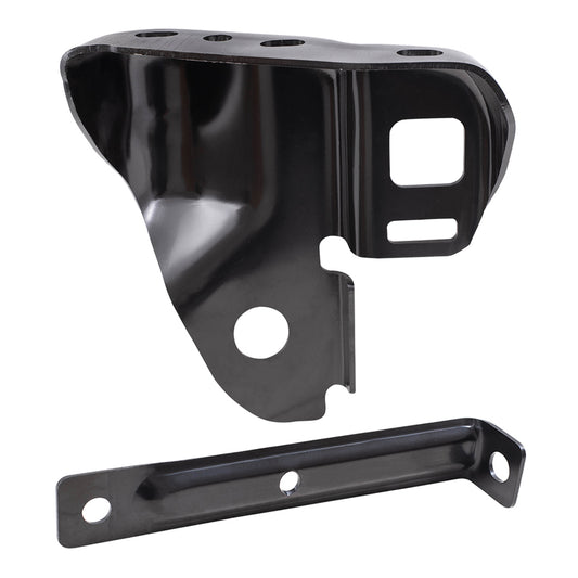 Brock Replacement Rear Passenger Side Bumper Bracket and Side Bumper Bracket Compatible with 2009-2014 F-150 Styleside ONLY