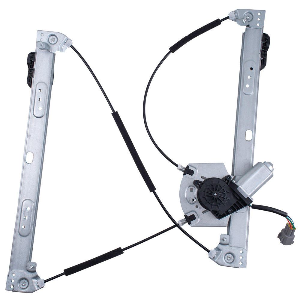 Brock Replacement Front Passenger Side Power Window Regulator with Motor-6 Pin Connector and One-touch Open/Close Compatible with 2013-2019 Escape