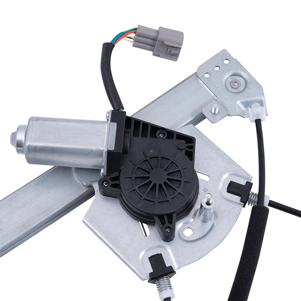 Brock Replacement Front Passenger Side Power Window Regulator with Motor-6 Pin Connector and One-touch Open/Close Compatible with 2013-2019 Escape
