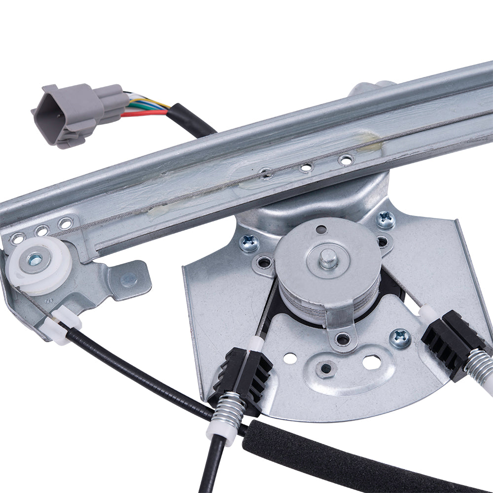Brock Replacement Front Passenger Side Power Window Regulator with Motor-6 Pin Connector and One-touch Open/Close Compatible with 2013-2019 Escape