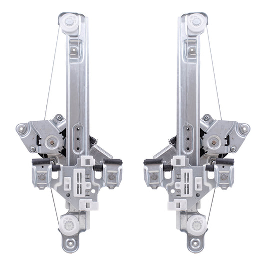 Window Regulator w/ Motor for 2013-2019 Escape 6 Pin Connector Rear for 2013-2018 C-Max DM5Z7827001E Set FO1550139