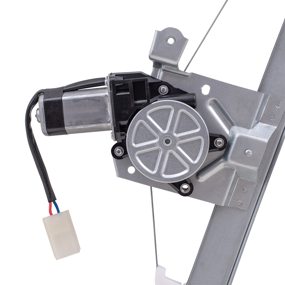 Brock Aftermarket Replacement Rear Driver Left Passenger Right Power Window Regulators with Motor 2 Pin Connector and One Touch Open Compatible with 2013-2019 Ford Escape