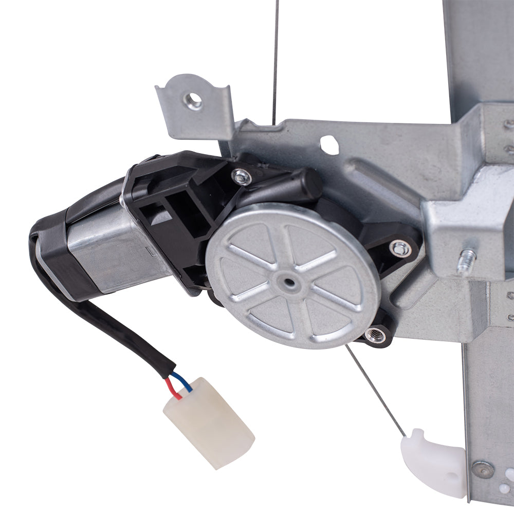 Brock Aftermarket Replacement Rear Driver Left Passenger Right Power Window Regulators with Motor 2 Pin Connector and One Touch Open Compatible with 2013-2019 Ford Escape