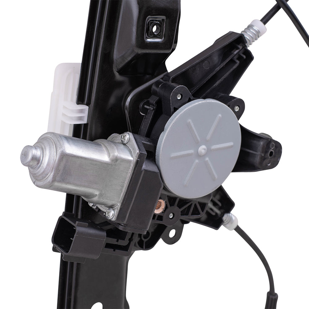 Brock Replacement Front Power Window Regulators with Motor-6 Pin Connector Compatible with 2012-2018 Focus 2012-2018 Focus Electric 2016-2018 Focus RS 2015-2018 Focus ST
