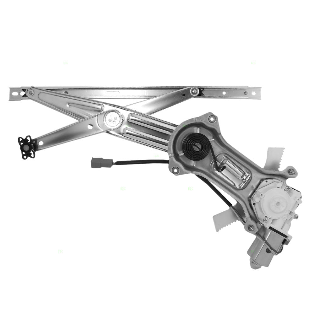 Brock Replacement Drivers Front Power Window Lift Regulator with Motor Assembly Compatible with 1994-2004 Mustang F6ZZ6323394 AA