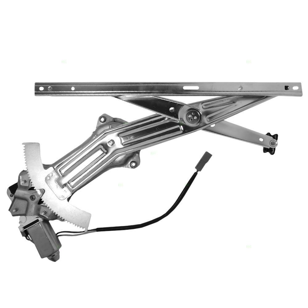 Brock Replacement Drivers Front Power Window Lift Regulator with Motor Assembly Compatible with 1994-2004 Mustang F6ZZ6323394 AA