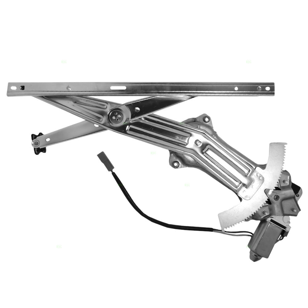 Brock Replacement Passengers Front Power Window Lift Regulator with Motor Assembly Compatible with 1994-2004 Mustang F6ZZ6323395AA
